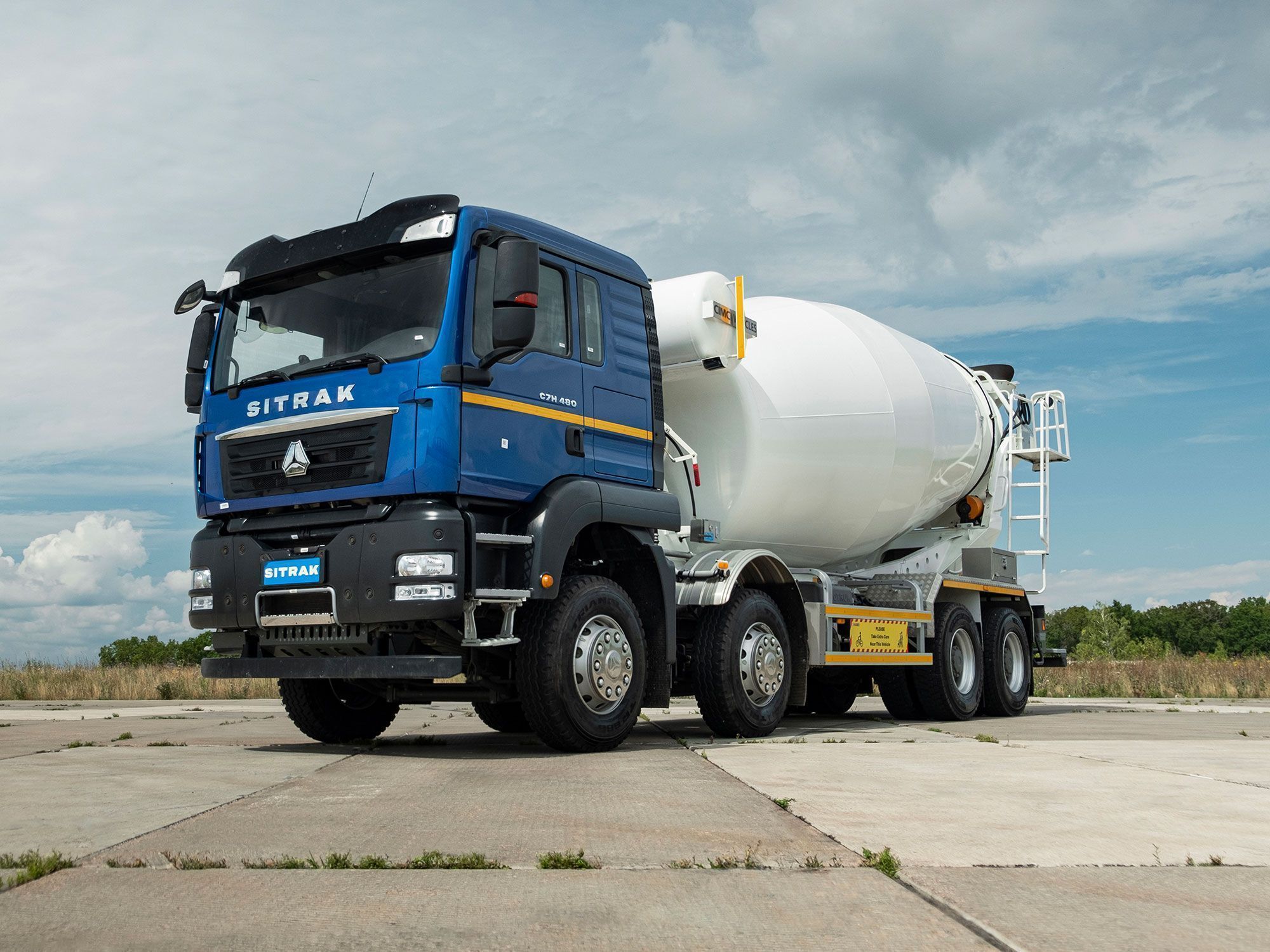 Автобетоносмеситель 14 м³ на шасси Sitrak C7H